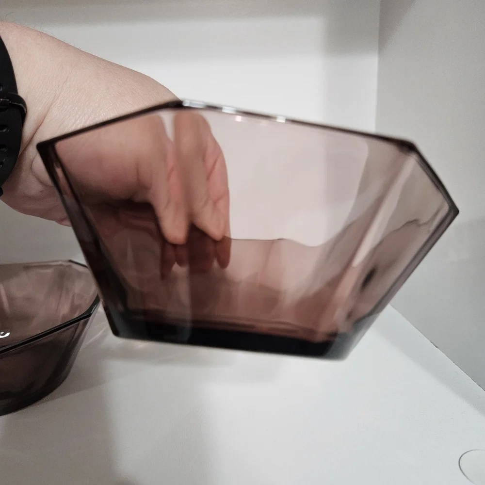 Hazel‎ Atlas Amethyst Serving Bowls - Set of 4